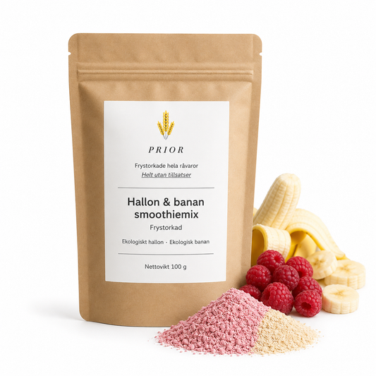 Raspberry & Banana smoothie blend